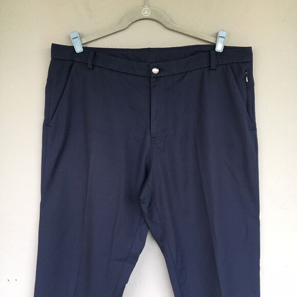 Lululemon Commission Pants 38 X30 Warpstreme Performance Chino Preppy Golf Blue - Picture 4 of 16